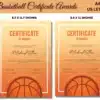 Basketball Awards Certificates Ideas