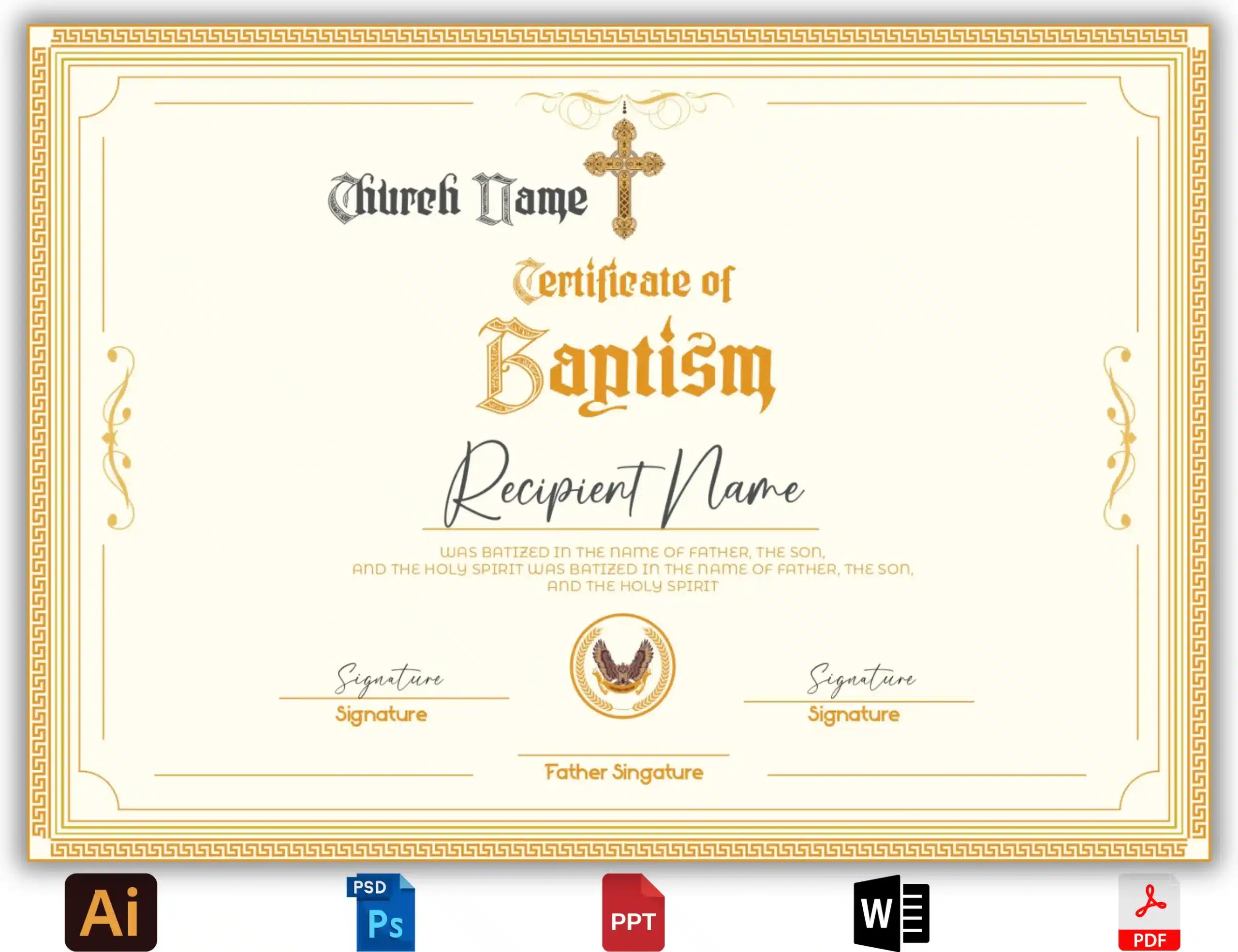 Certificate of Baptism