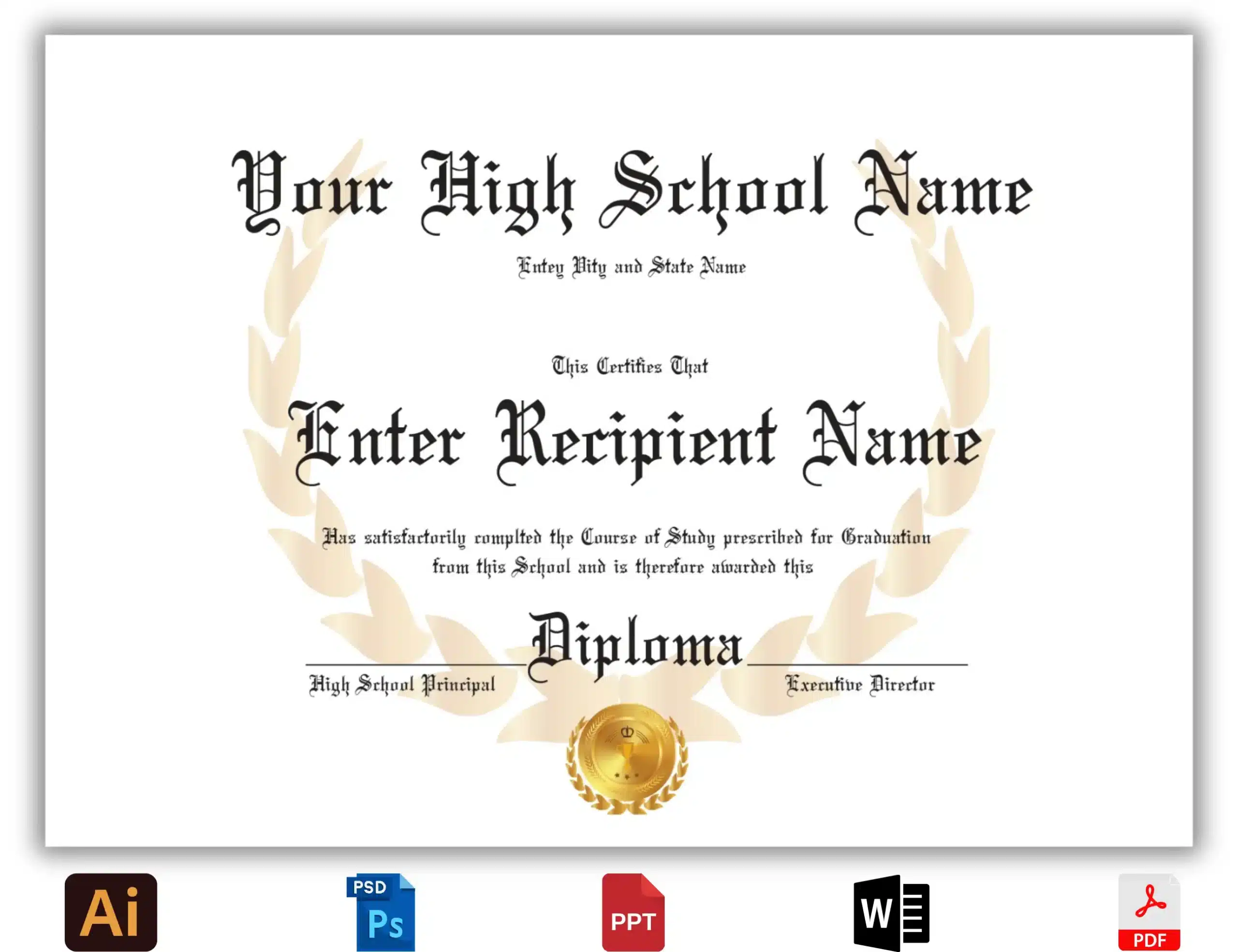 Fake Highschool Diploma