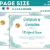 king charles coronation certificate