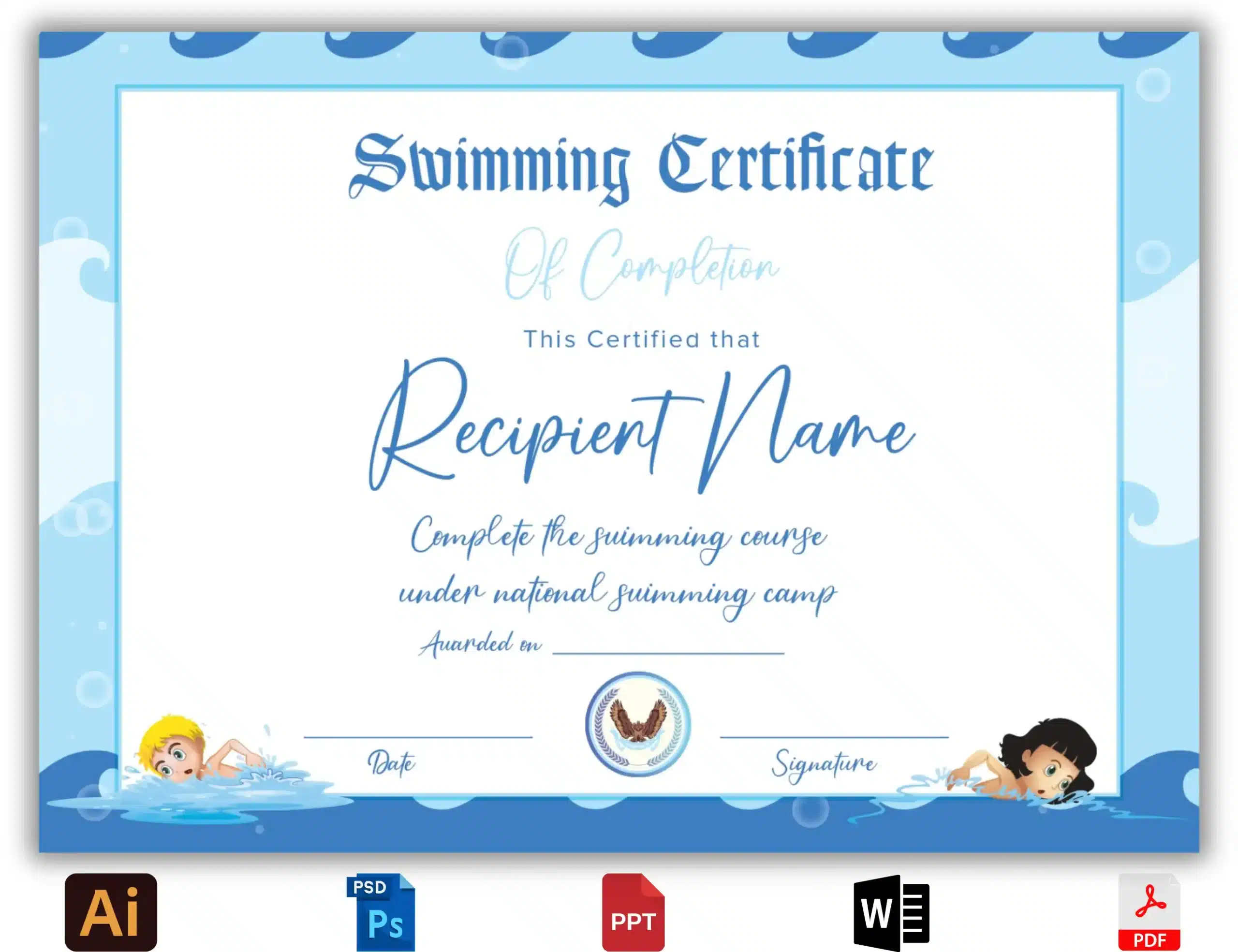 Swimming Certificate