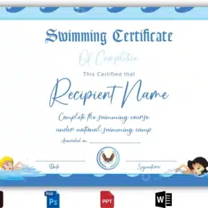 Swimming Certificate