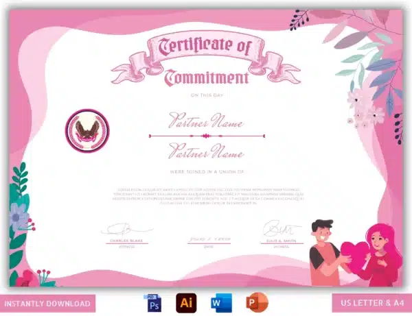 certificate of commitment