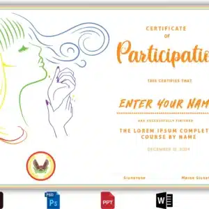 Certificate for Participation