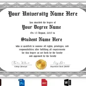 college diploma sample