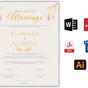 Fake Marriage Certificate