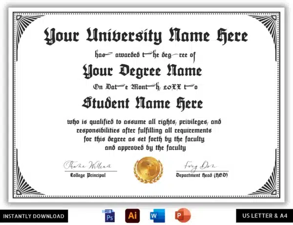 Certificate Diploma Frame